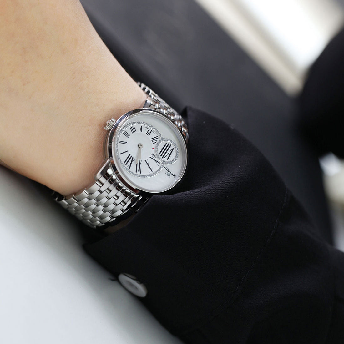 Origin Mother-of-pearl dial watch