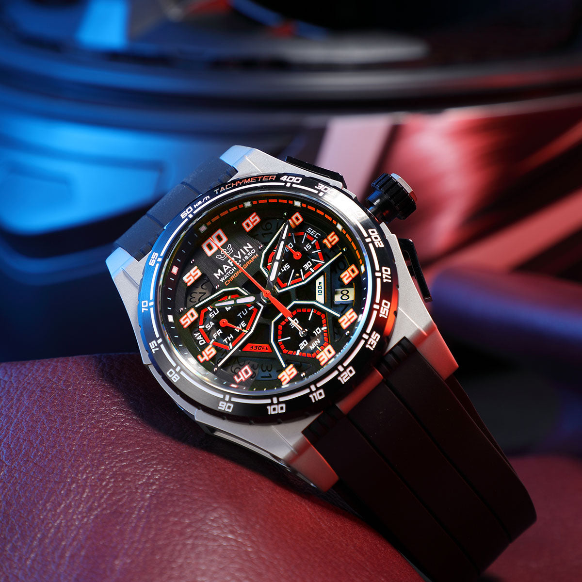 EVO Swiss Quartz Movement Racing Elements