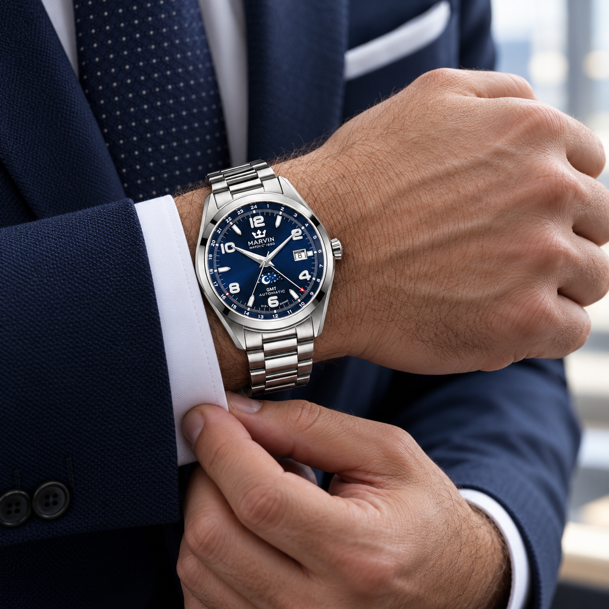 St. Patrick Automatic GMT Day-Night