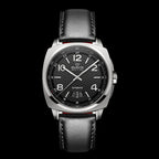 Malton Cushion Black Scale Automatic Watch