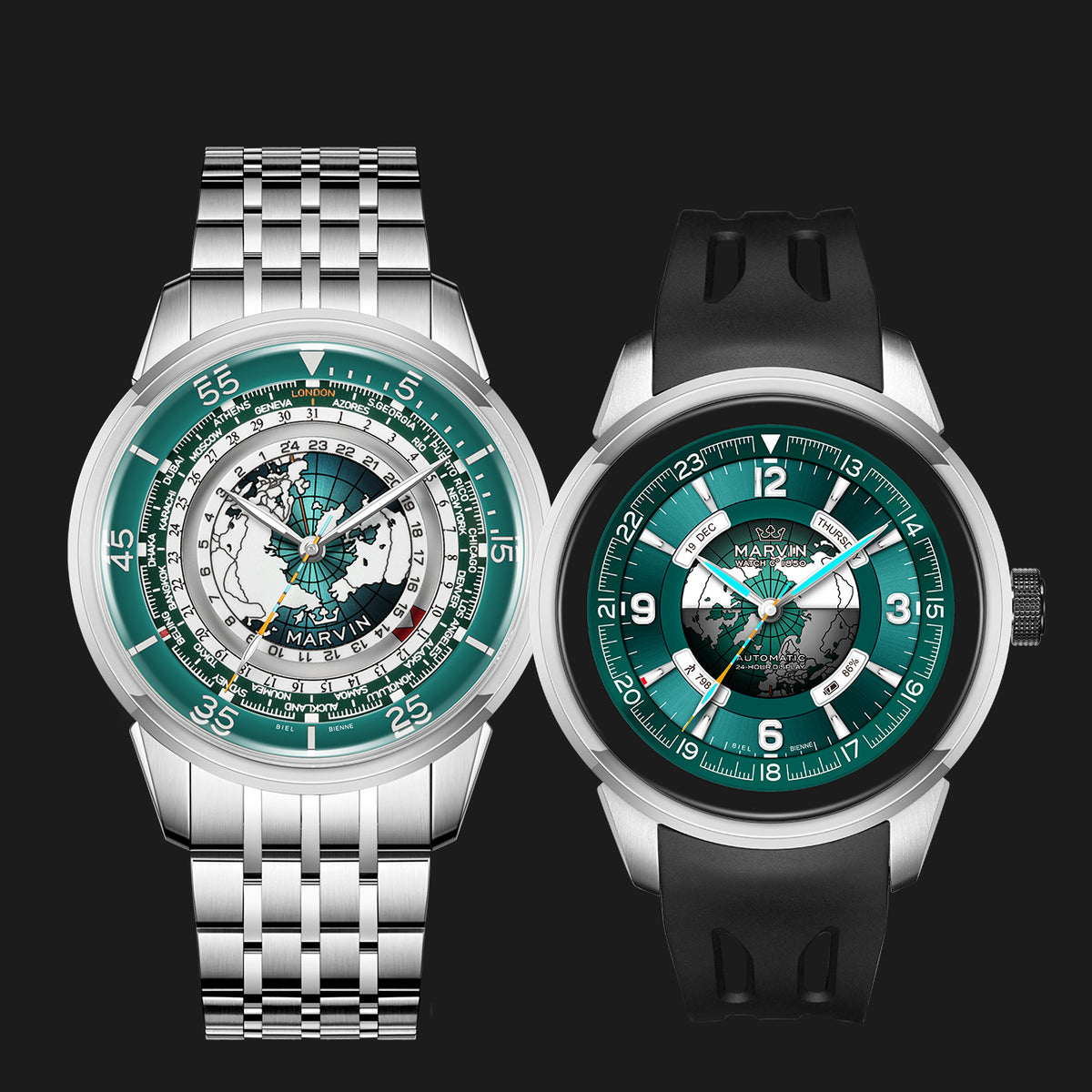 Saint Patrick Worldtimer Automatic x Huawei Smart Movement