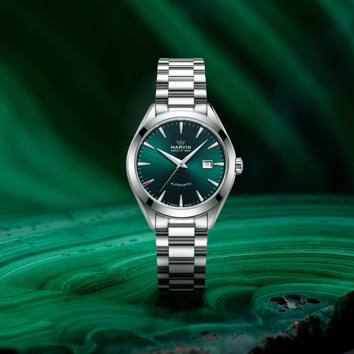 Marvin St. Patrick’s Peace Green Automatic Watch