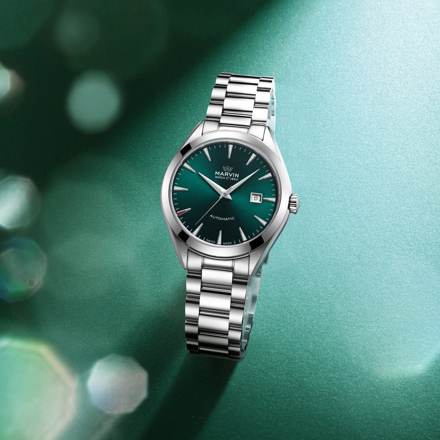 Marvin St. Patrick’s Peace Green Automatic Watch