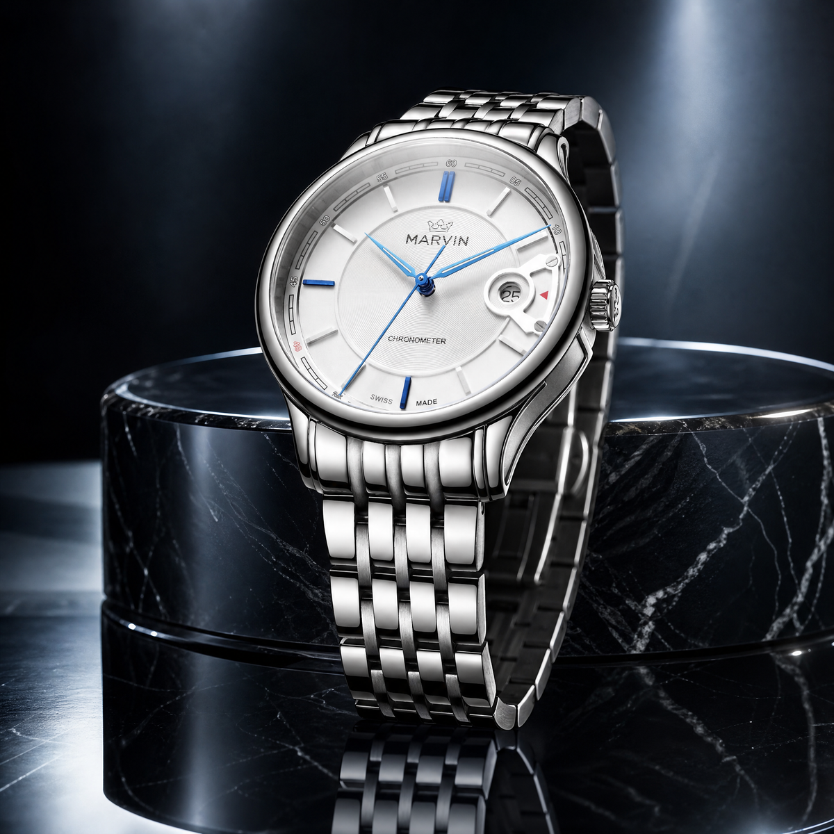 Round Official COSC Precision Watch
