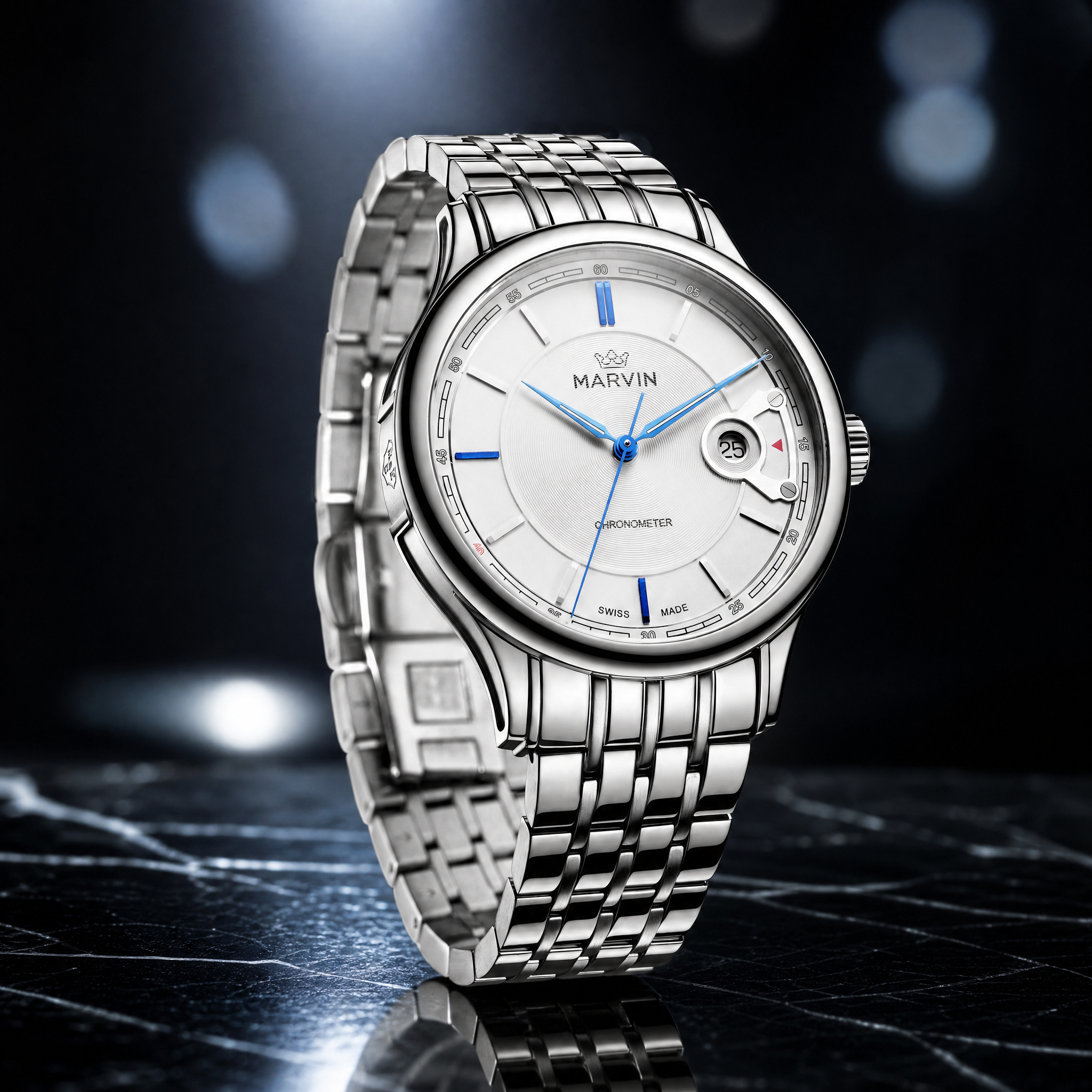 Round Official COSC Precision Watch