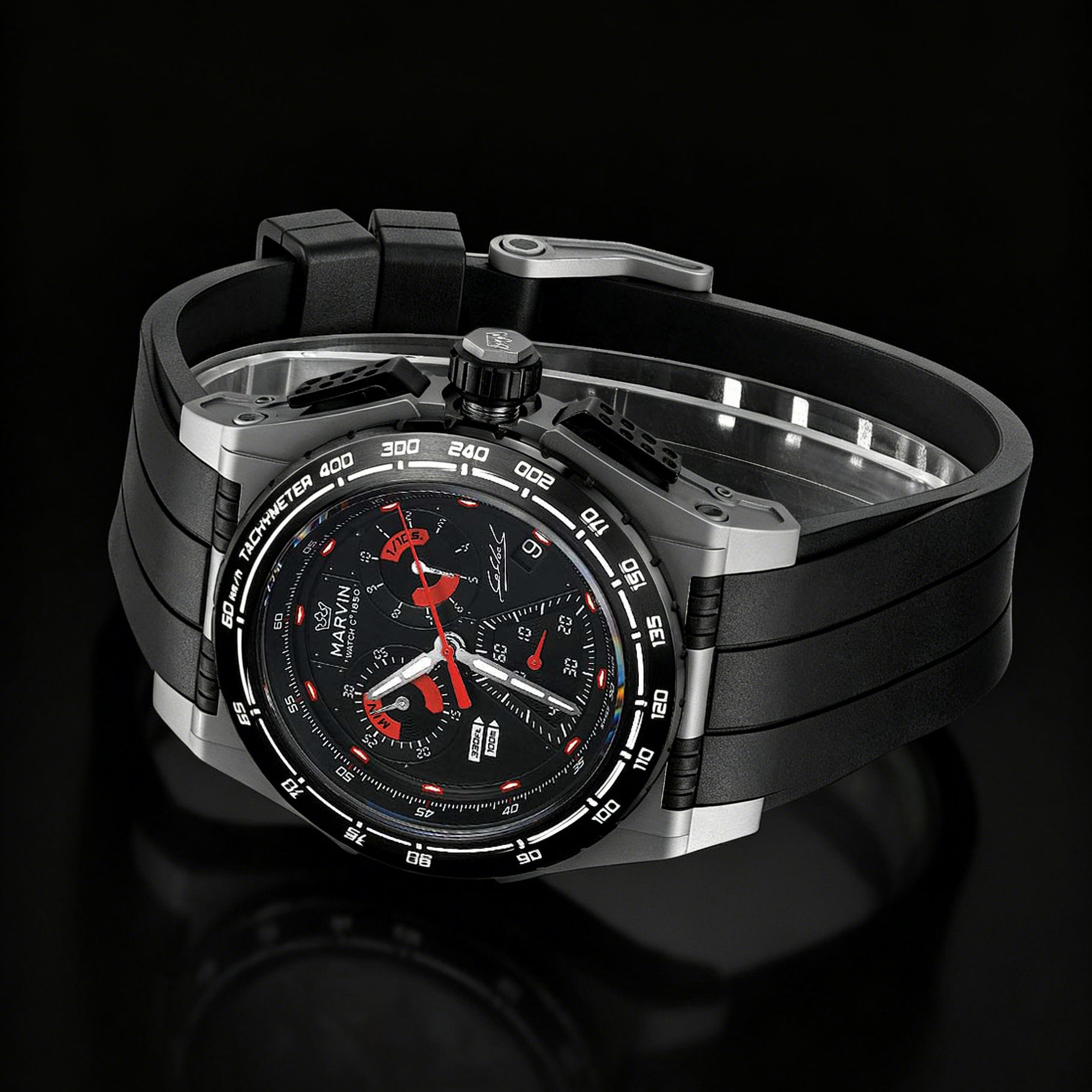 EVO Swiss Quartz Movement Racing Dashboard