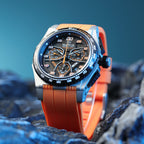 EVO Swiss Quartz Movement Racing Elements Yellow