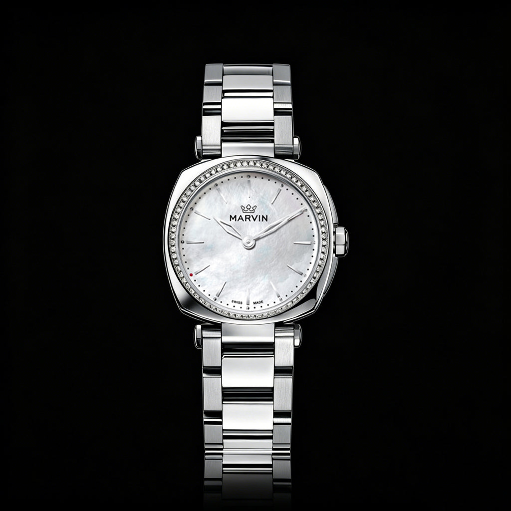 Malton 160 Cushion Mother-of-Pearl Quartz Watch