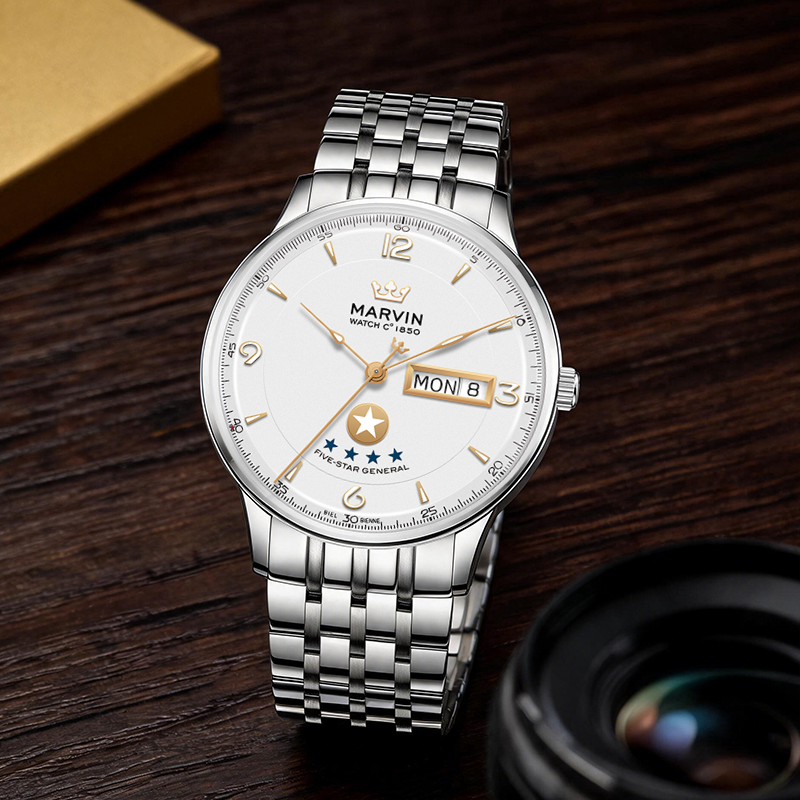 Marvin Five-Star Commander Automatic Day-Date