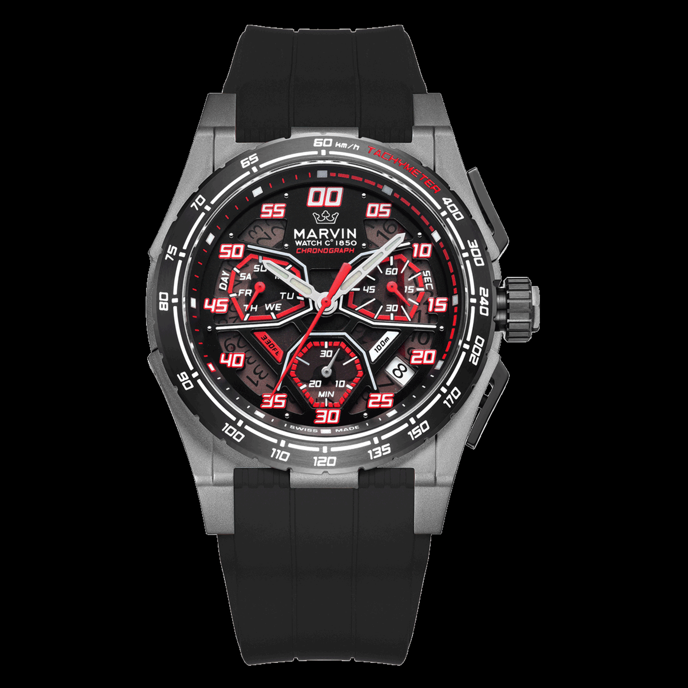 EVO Swiss Quartz Movement Racing Elements