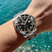 Diver Automatic Black Dial Stainless Steel Watch