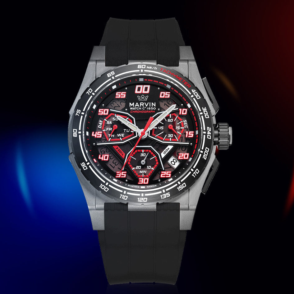 EVO Swiss Quartz Movement Racing Elements