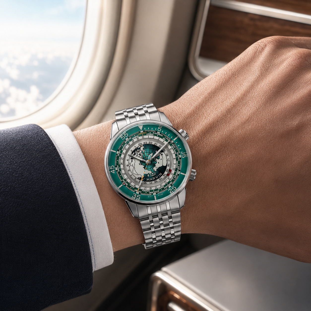 World Time Automatic Watch
