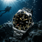 Diver Automatic Black Dial Stainless Steel Watch