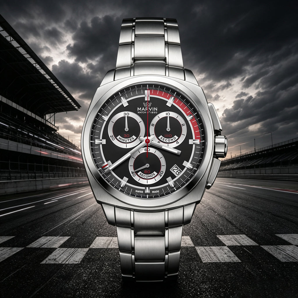Malton 160 Cushion quartz movement Sports watch