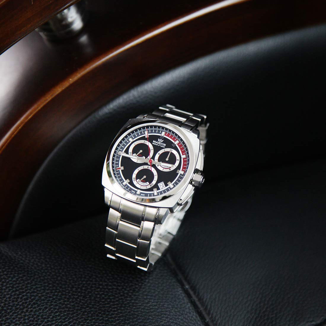 Malton 160 Cushion quartz movement Sports watch