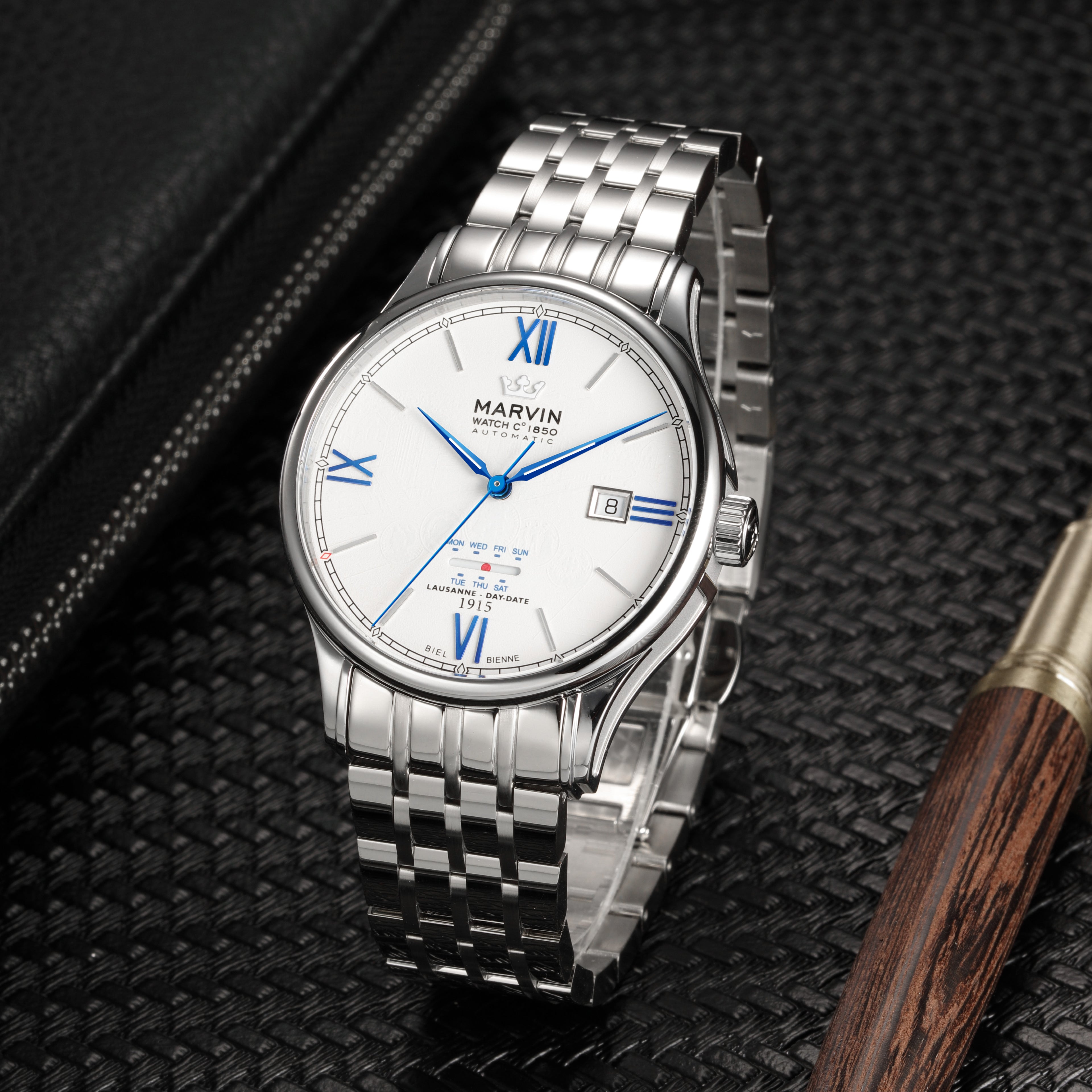 Malton 160 Round  1915 Heritage Day-Date Automatic