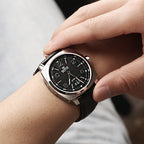 Malton Cushion Black Scale Automatic Watch