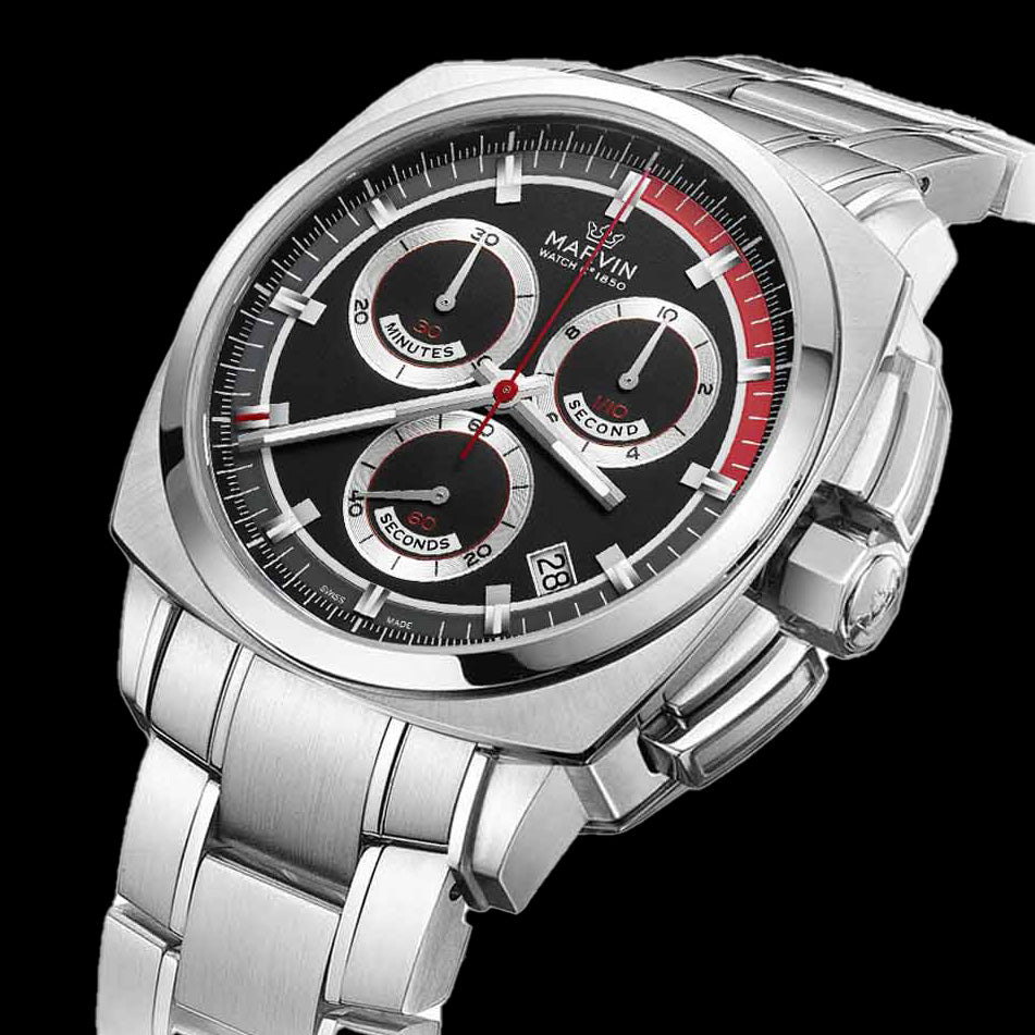 Malton 160 Cushion quartz movement Sports watch