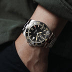 Diver Automatic Black Dial Stainless Steel Watch