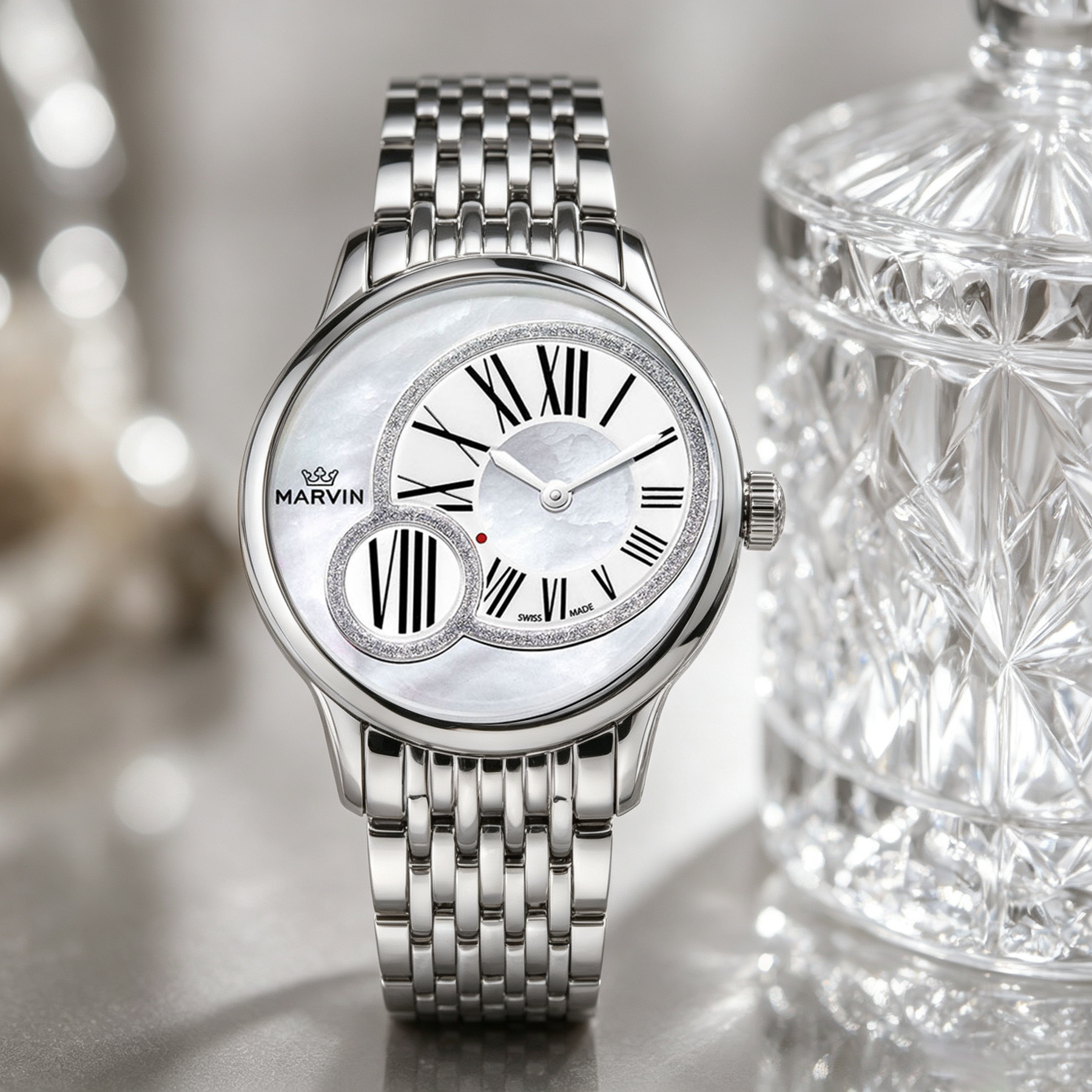 Origin Mother-of-pearl dial watch