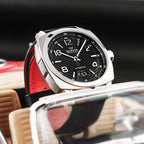 Malton Cushion Black Scale Automatic Watch