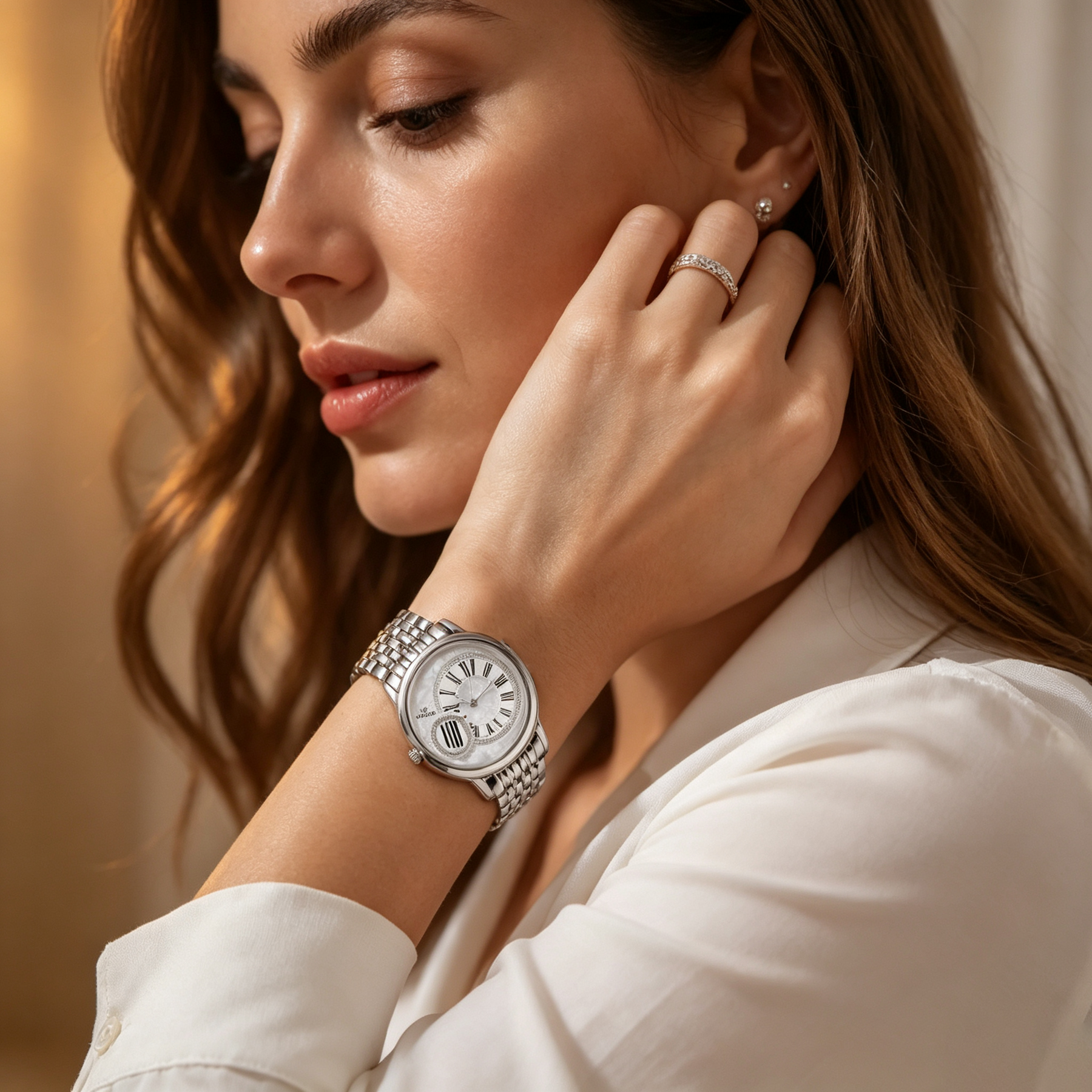 Origin Mother-of-pearl dial watch