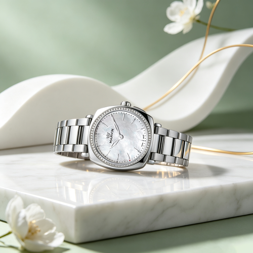 Malton 160 Cushion Mother-of-Pearl Quartz Watch