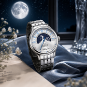Malton Round "Mysterious Time" Automatic Moonphase