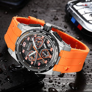 EVO Swiss Quartz Movement Racing Elements Yellow