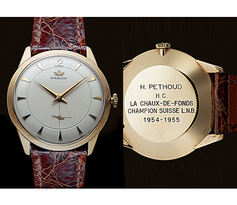 Historic Marvin championship presentation watch