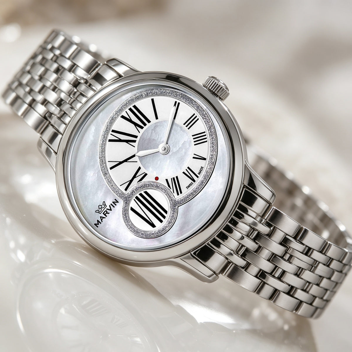 Origin Mother-of-pearl dial watch