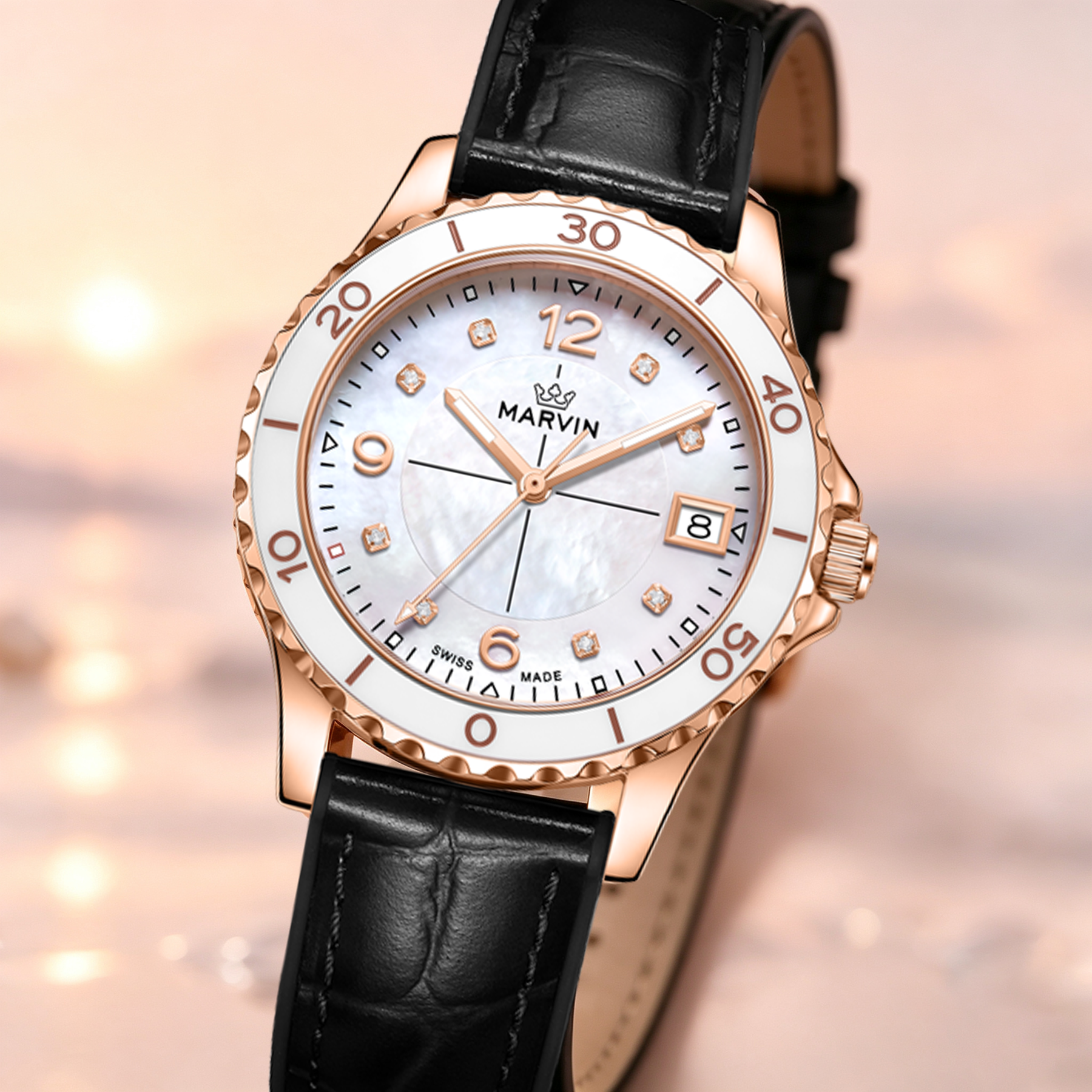 DN8 quartz movement watch