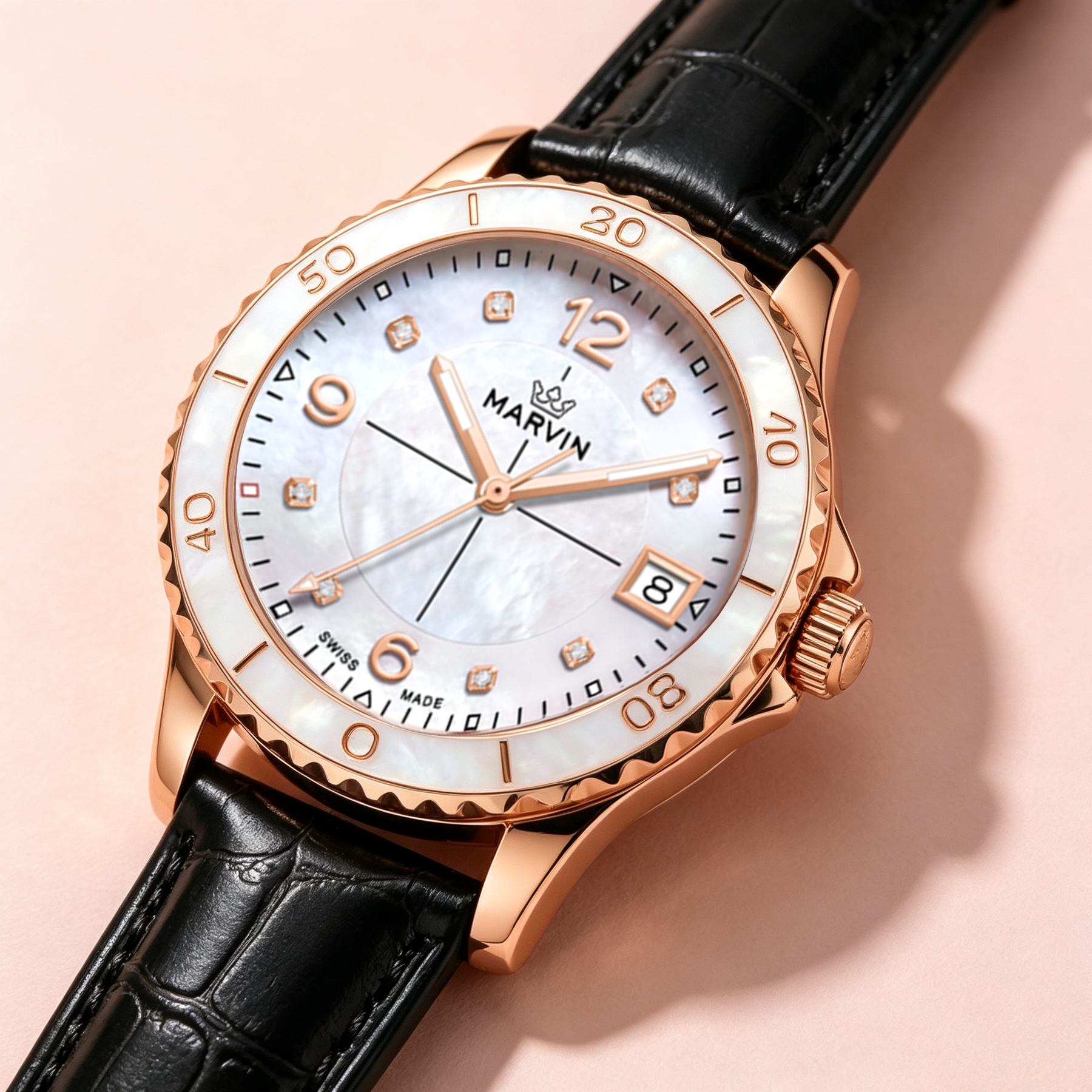 DN8 quartz movement watch