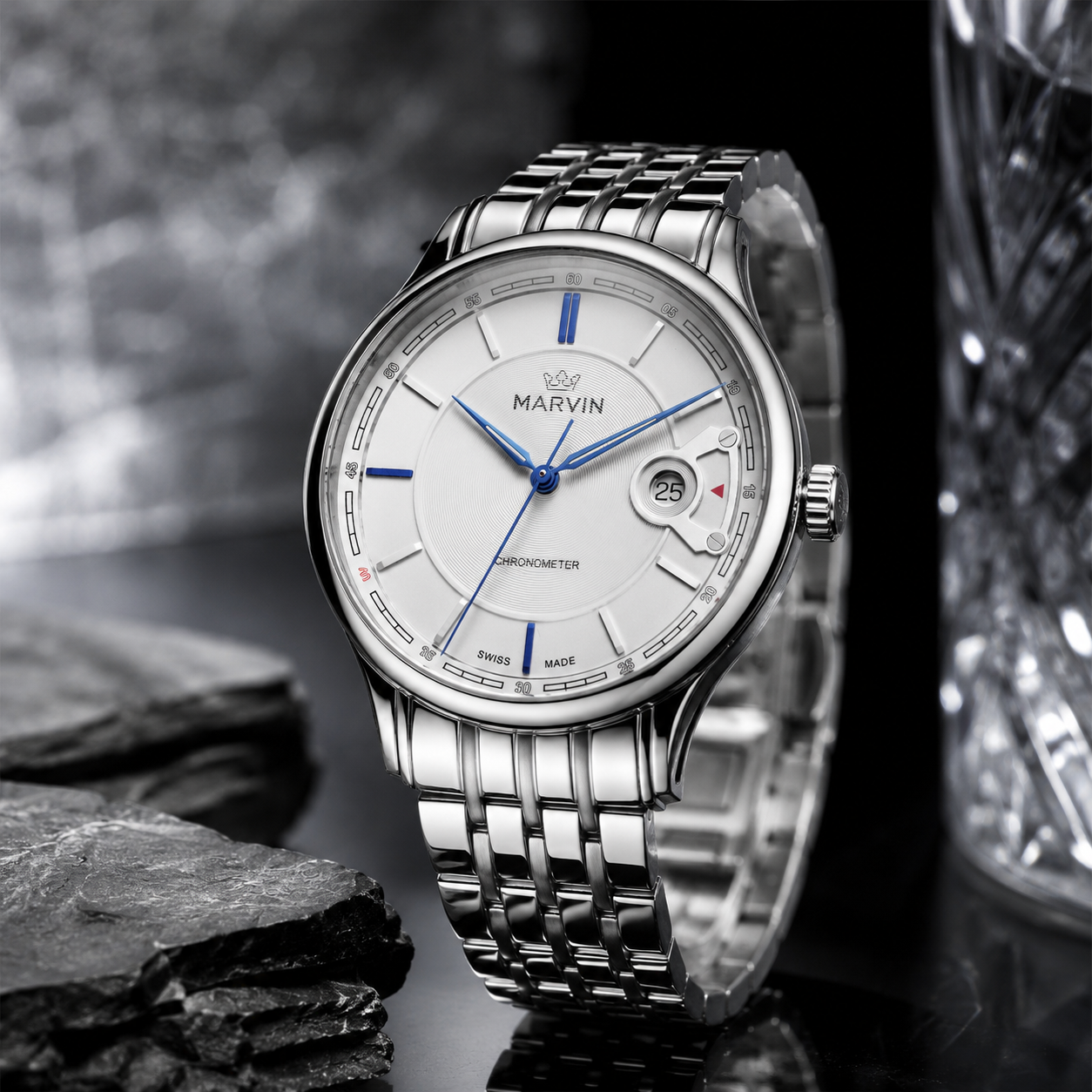 Round Official COSC Precision Watch