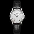 Malton Round Leather Dress Watch