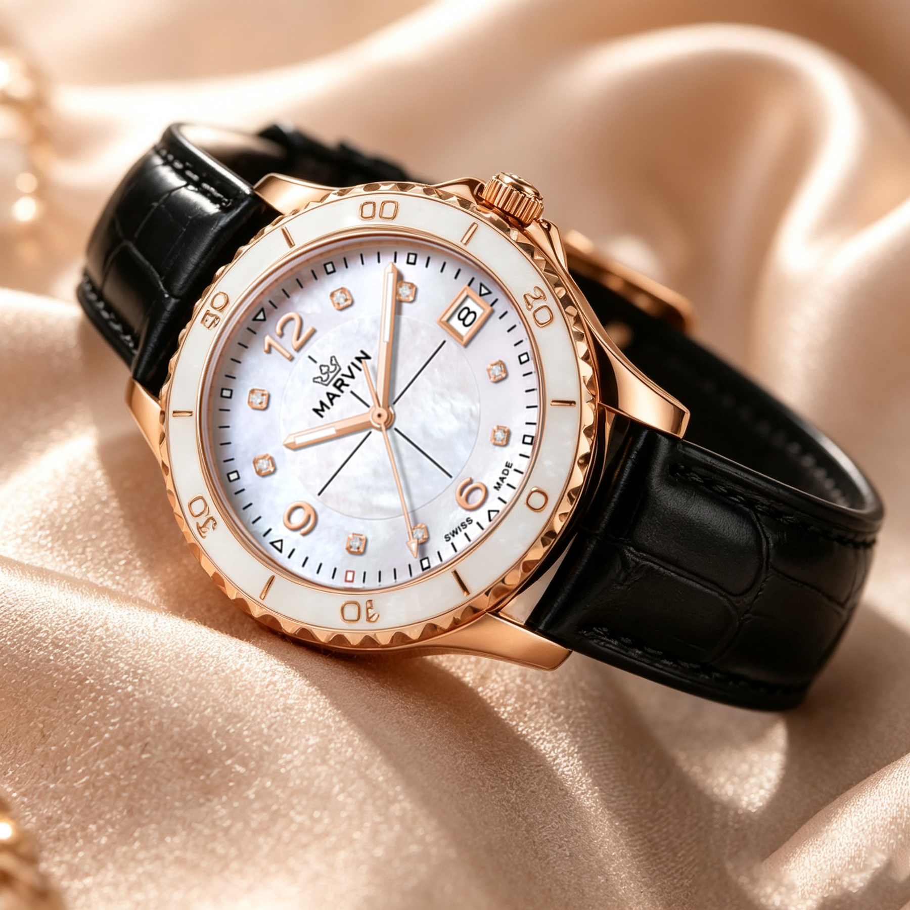 DN8 quartz movement watch