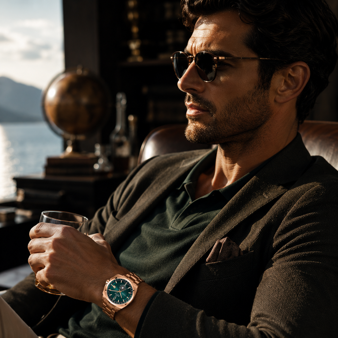 Malton Cushion Mechanical Rose Gold