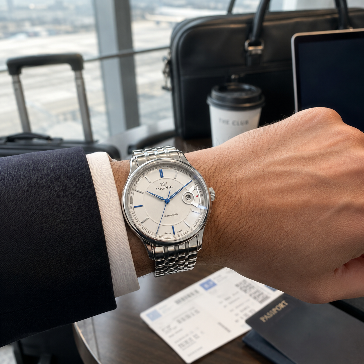 Round Official COSC Precision Watch
