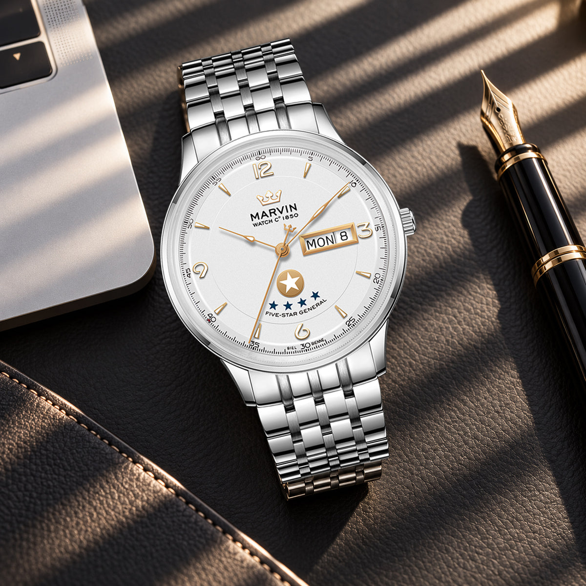 Marvin Five-Star Commander Automatic Day-Date
