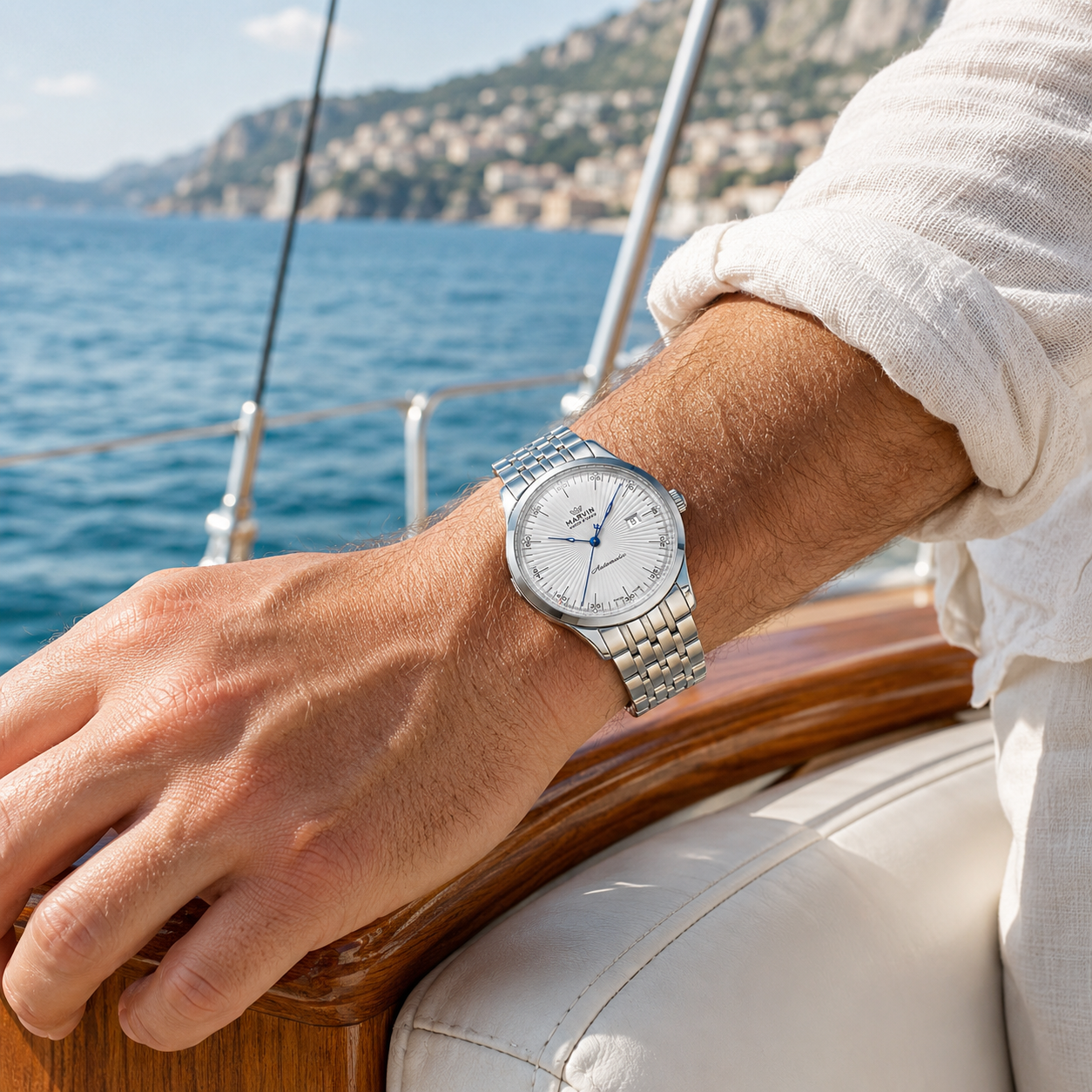 Malton Round Automatic Sunray Dial