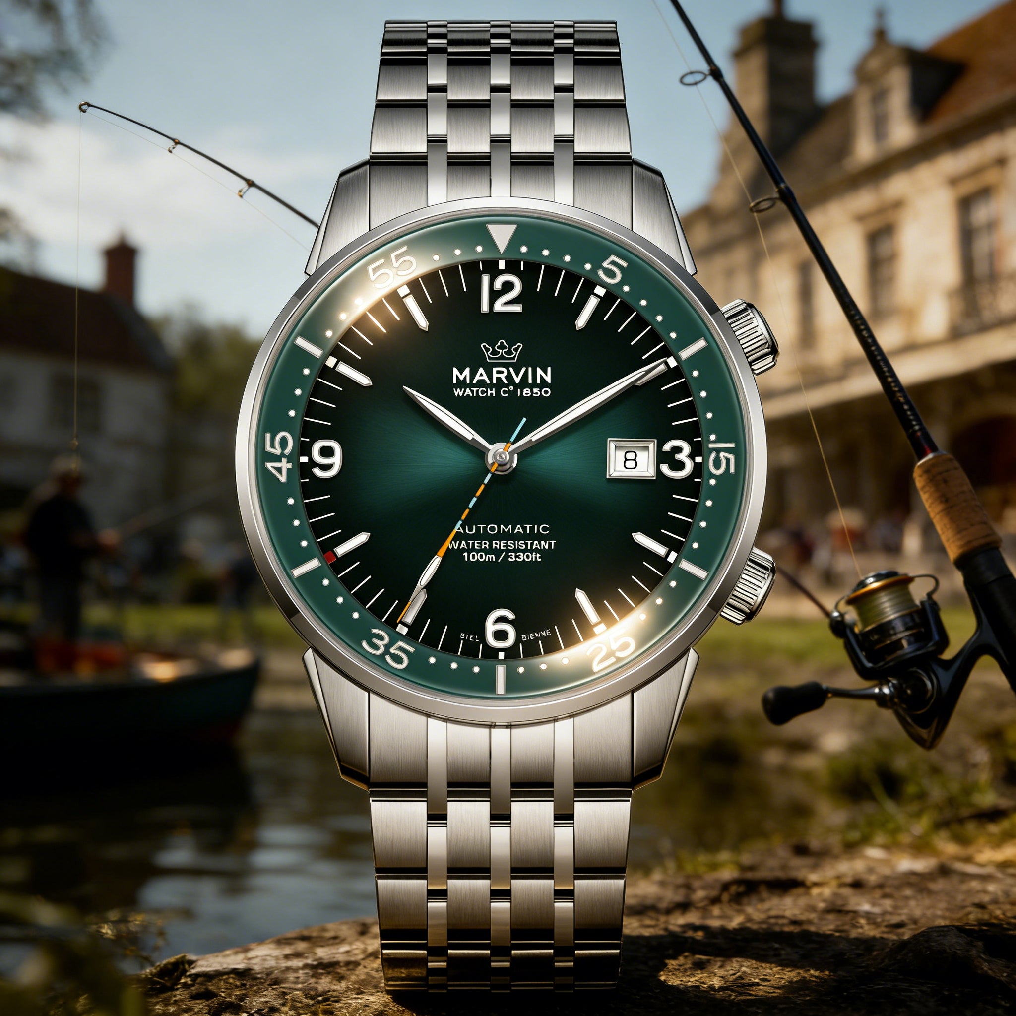 Origin Green Sunray Dial