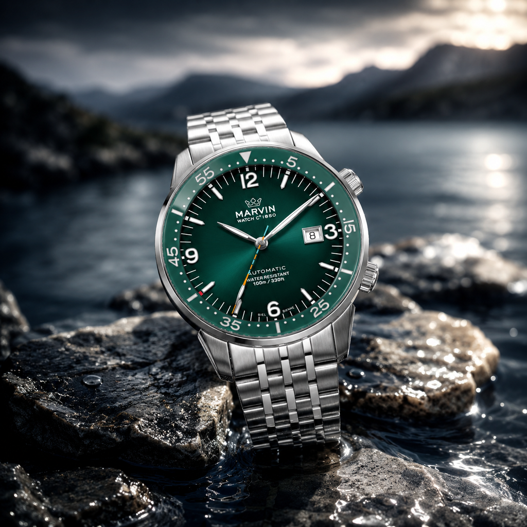 Origin Green Sunray Dial