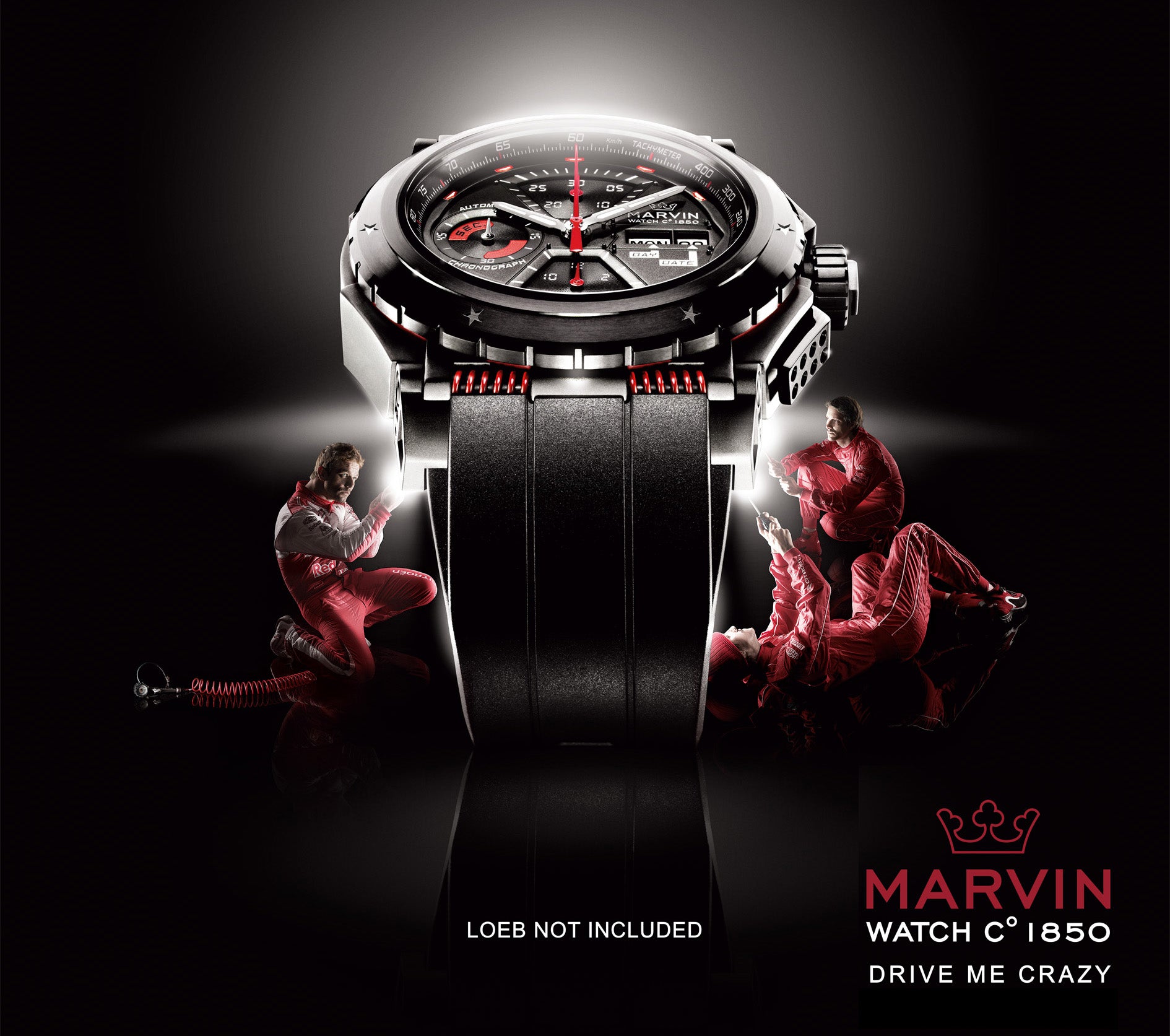 EVO Swiss Quartz Movement Racing Dashboard