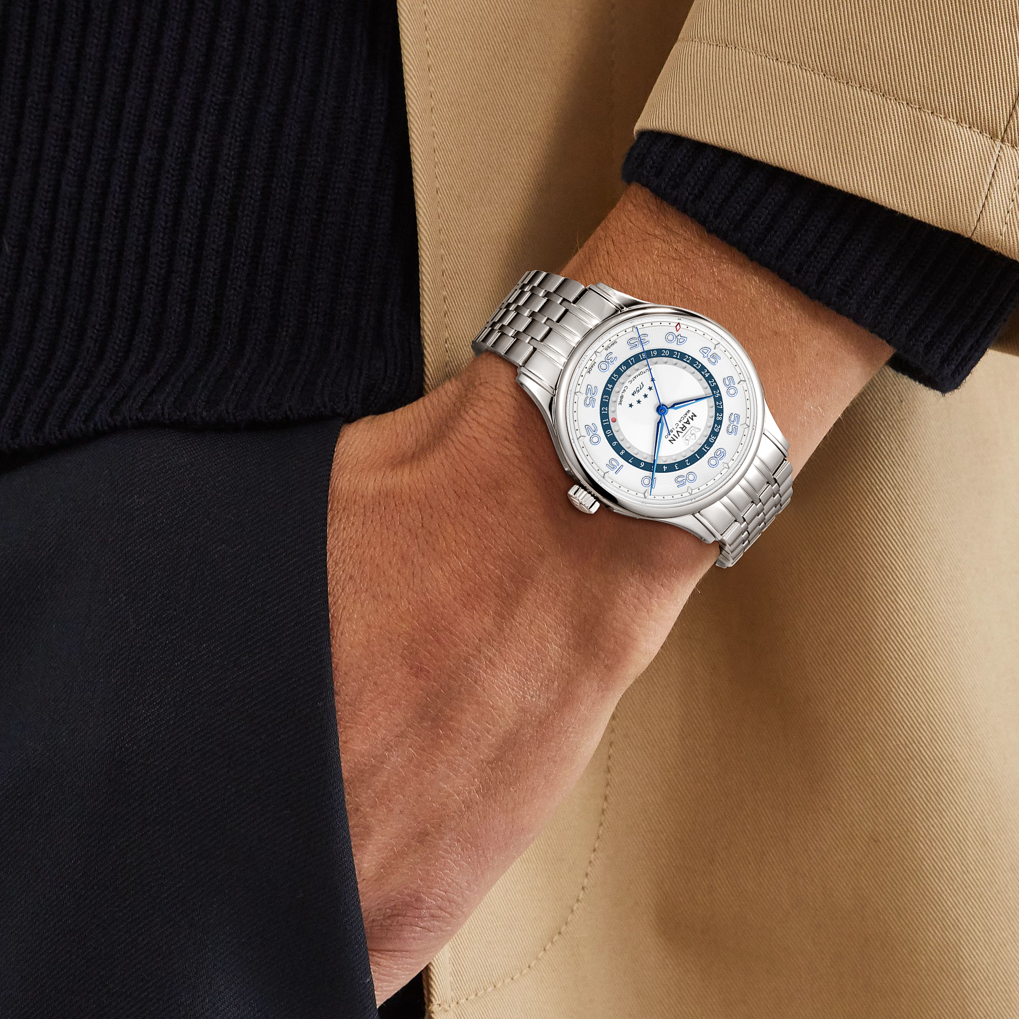Malton Round 175th Ring Date Automatic