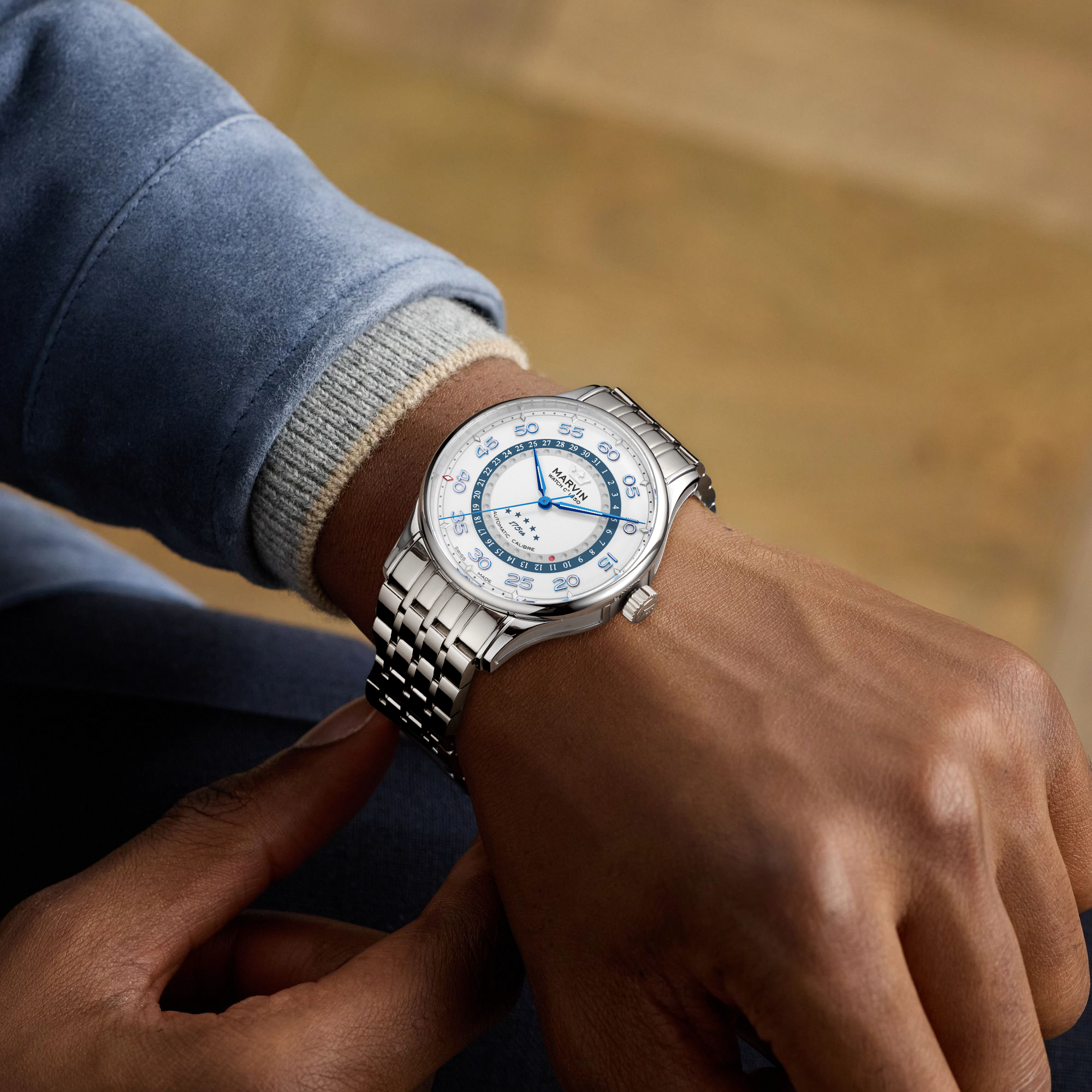 Malton Round 175th Ring Date Automatic