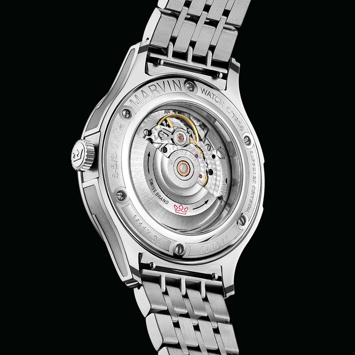 Malton Round "Mysterious Time" Automatic Moonphase