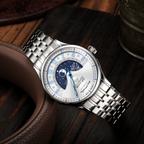 Malton Round "Mysterious Time" Automatic Moonphase