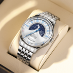 Malton Round "Mysterious Time" Automatic Moonphase