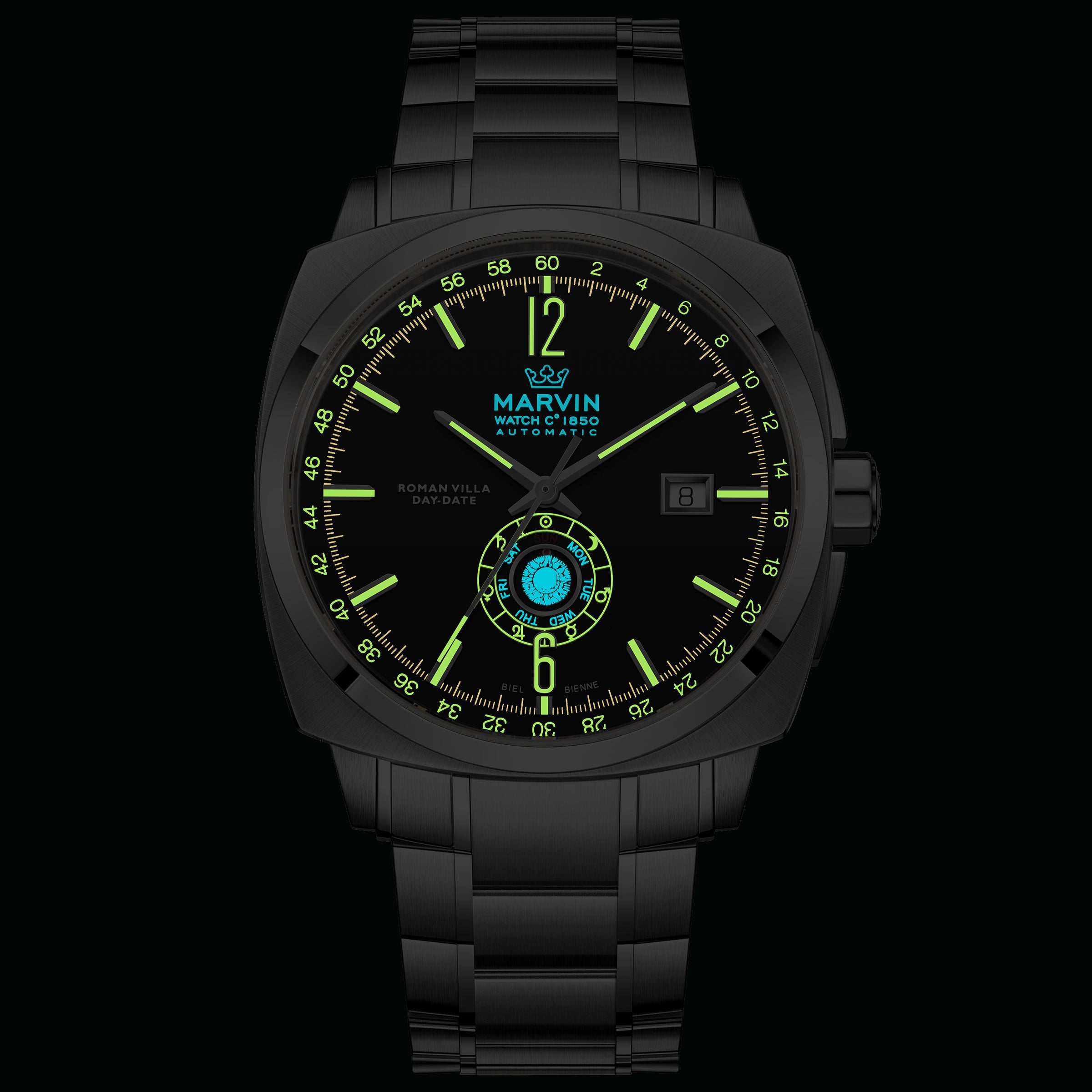 Malton Cushion Day-Date Automatic